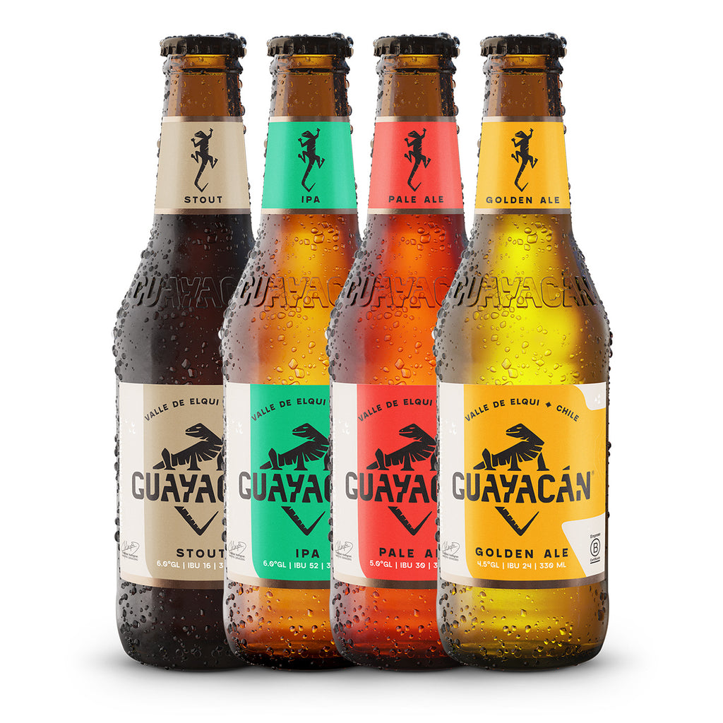 Caja mixta (Golden - Pale - Stout  - IPA): 12 botellas 330cc